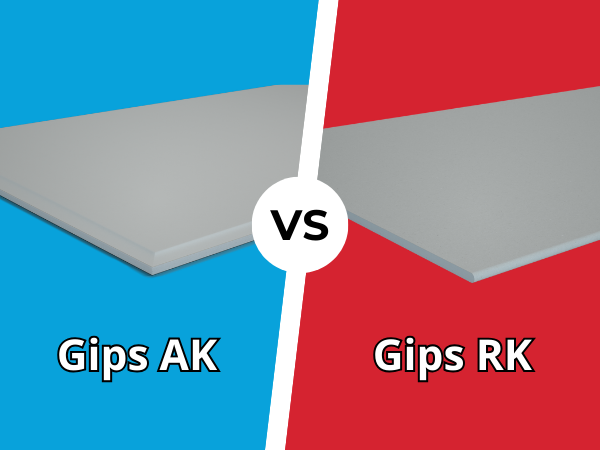 Wat is het verschil tussen RK en AK (2AK en 4AK) gipsplaten?