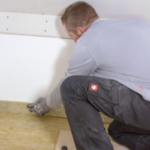 RockFloor Solid van Rockwool toegepast op de vloer