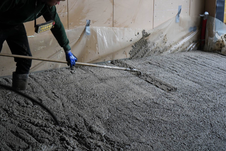 Betonvloer storten op EPS (tempex) met de juiste opbouw