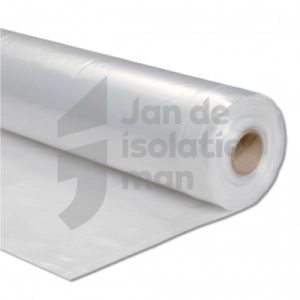 Dampremmende PE folie transparant T200 2x50m¹ (=100 m²)
