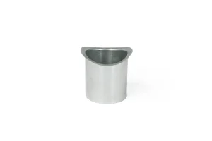 Zinken tapeinde voor mastgoot, ovaal, ø80mm Lengte=9cm