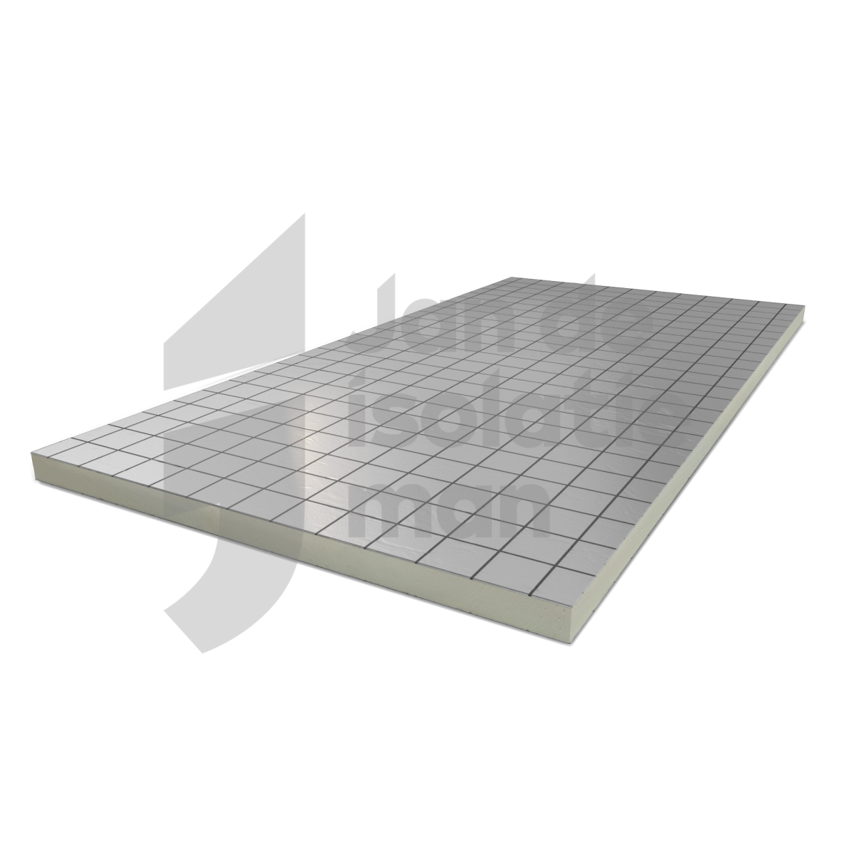 PIR 2-zijdig Aluminium 2400x1200x20mm Rd:0.91 (=2,88m²)