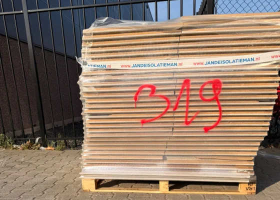 Schadepartij 319 Knauf Brio 23+10mm WF vloerelement + houtvezel  59st (=42,8m²)