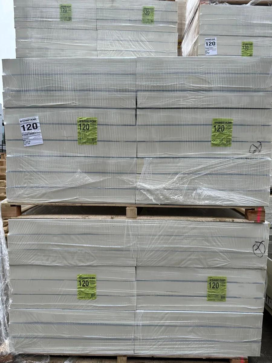 PIR B-keus 1200x1000x120mm recht