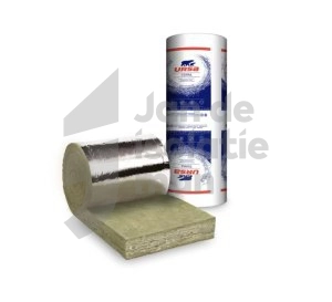 Glaswol met spijkerflens (URSA 12) 8000x600x100mm Rd:2.50 (=4,80 m²)