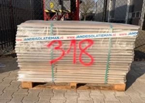 Schadepartij 318 Knauf Brio 18+10mm WF vloerelement + houtvezel  44st (=31,68m²)