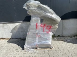 Outletpartij 149 diverse rollen glaswol