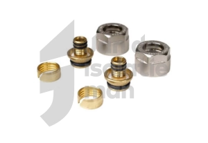 Slangkoppeling 16x2 tbv PEX/PE-RT/ALU-PEX