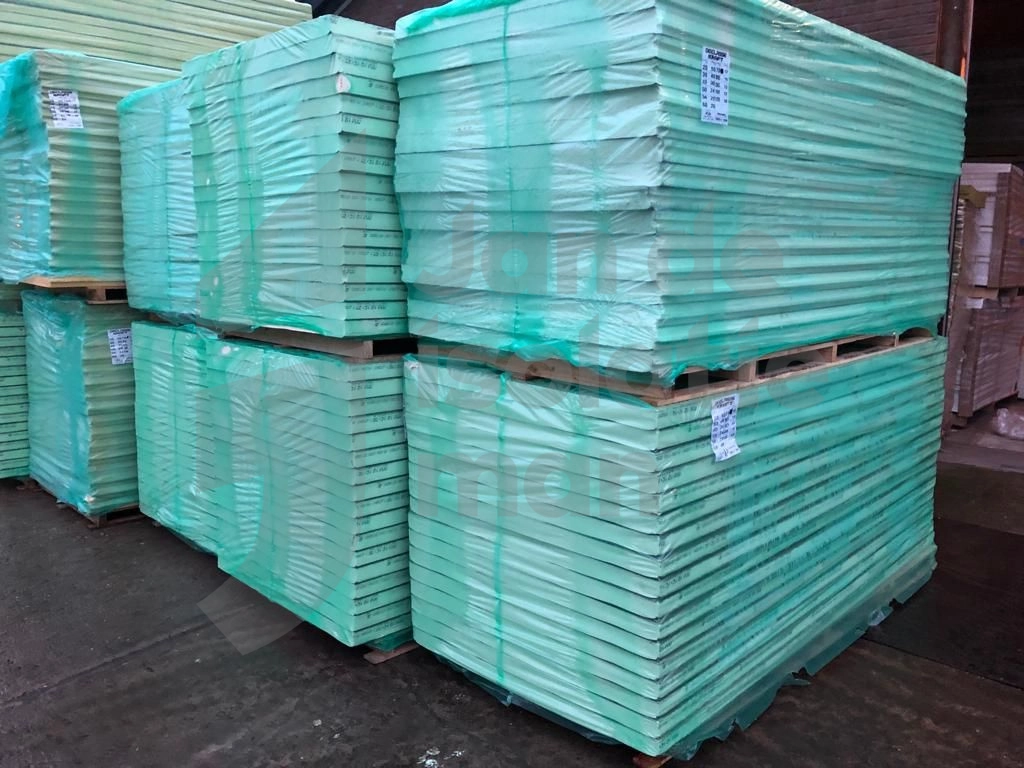 B-keus PIR 2-zijdig aluminium Sponning 2500x1200x100mm Rd:4.55 (=3,00 m²)