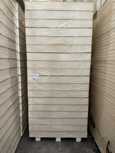 B-keus PIR 2-zijdig aluminium tand en groef 1200x1000x160mm  Rd:7.27 (=1,20 m²)