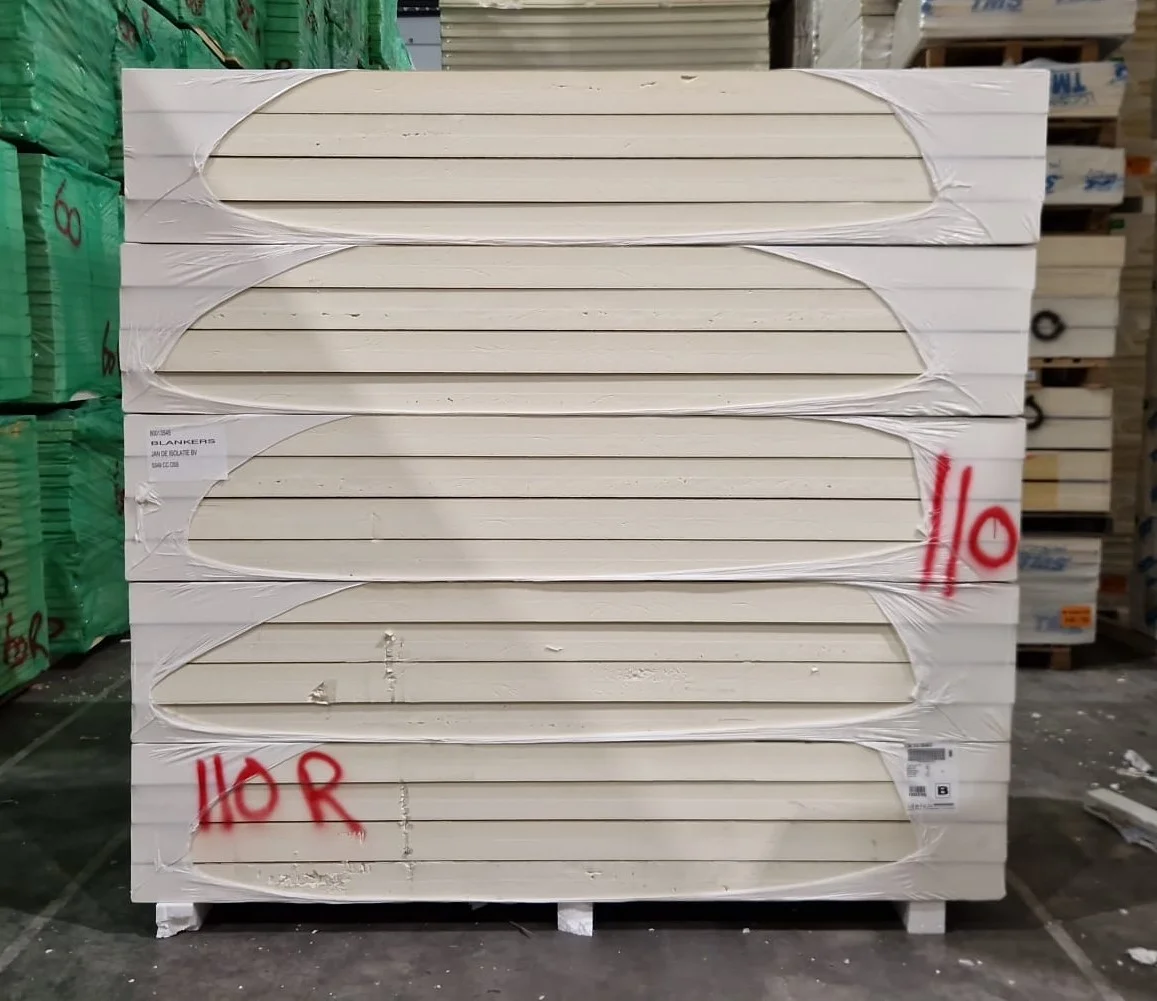 B-keus PIR 2-zijdig aluminium 2400x1200x110mm Rd:5.00 (=2,88 m²)