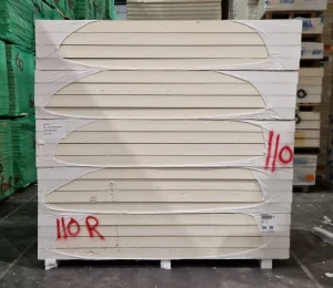 B-keus PIR 2-zijdig aluminium 2400x1200x110mm Rd:5.00 (=2,88 m²)