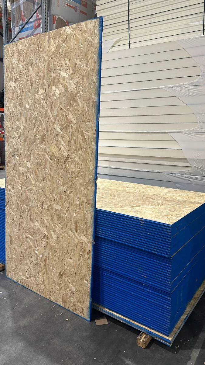 B-keus OSB 2440x1220x18mm tand en groef (=2,98 m²)