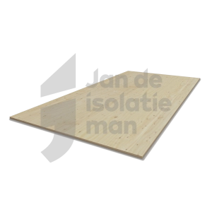 Underlayment Fins Vuren Recht 2440x1220x18mm (=2,98 m²)