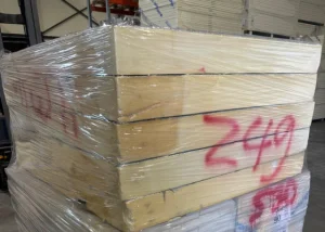 Outletpartij 249 Diverse diktes PIR isolatie 80tm110mm R/T&G (=16,80m²)