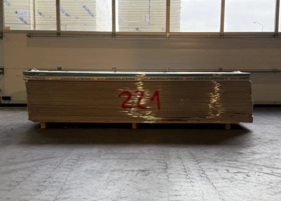 Outletpatij 221 Gipsplaat 4AK/2AK 2600x600x12,5mm