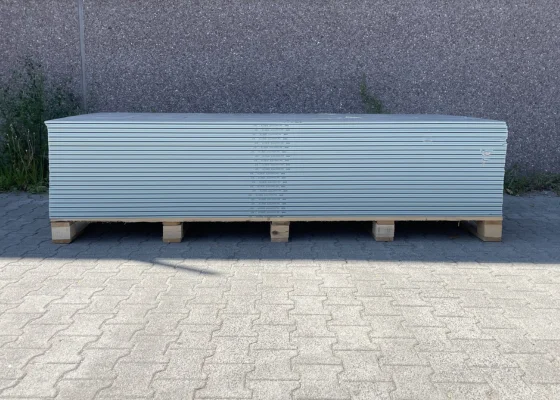 Outlet pallet gipsplaat 2600x1200x12,5mm WR 2AK (=137,28m²)