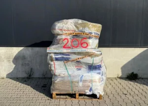 Outletpartij 148 diverse rollen glaswol