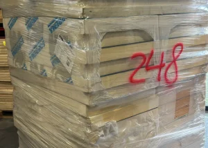 Outletpartij 248 26 stuks B-keus PIR Aluminium R/SP/T&G 1200x600x160mm (=18,72m²)