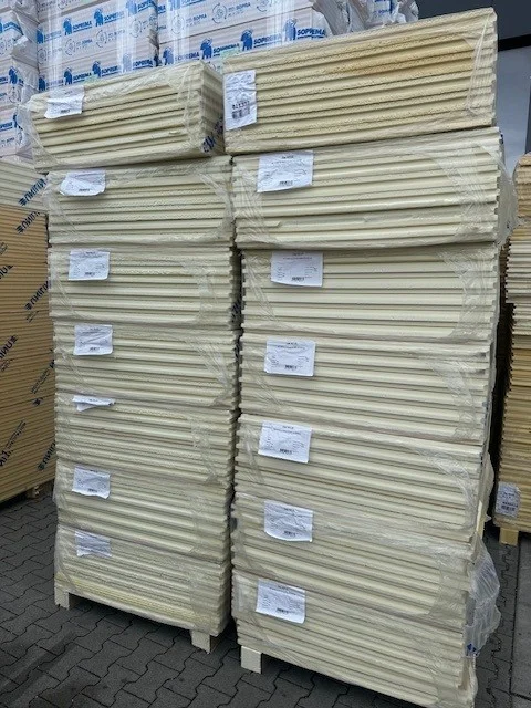 B-keus PIR 2-zijdig aluminium Tand & Groef 1200x1000x57mm Rd:2.60 (=1,20 m²)