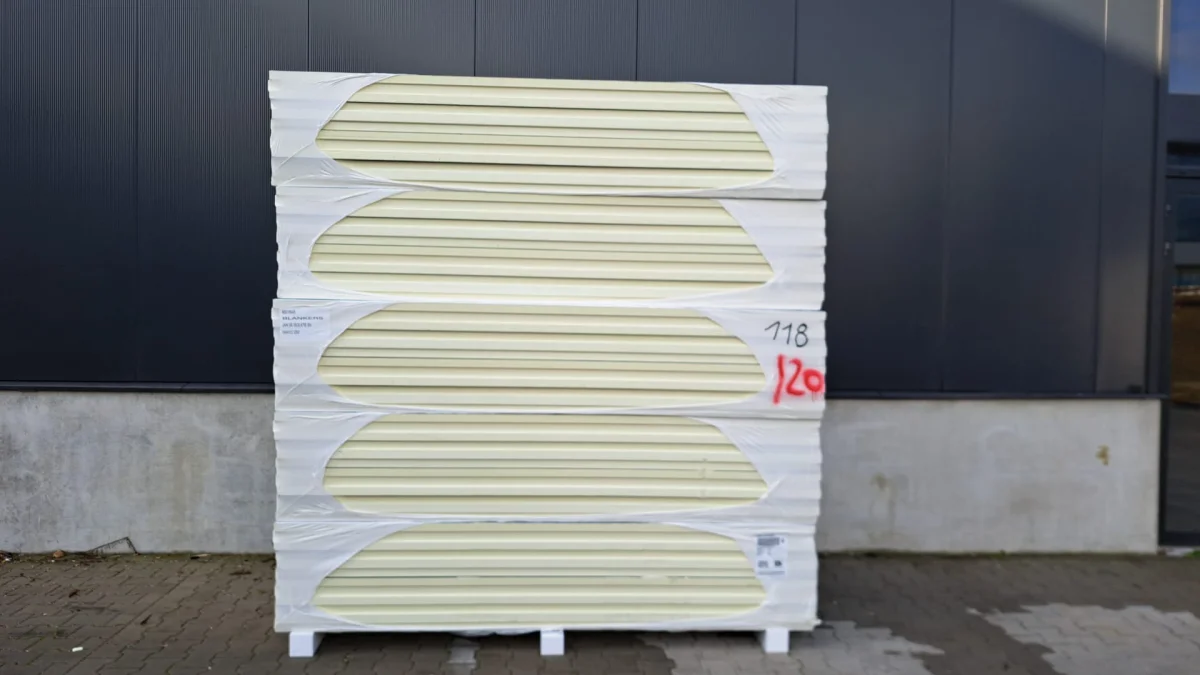 B-keus PIR 2-zijdig aluminium Tand & Groef 2400x1200x120mm Rd:5.20 (=2,88 m²)