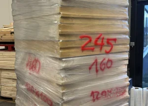 Outletpartij 245 16 stuks B-keus PIR Aluminium craft T&G 1200x1000x160mm (=19,20m²)