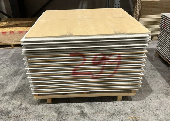 Outletpartij 299 Knauf Brio 18+10mm WF 1200x600x18mm (=34,56m²)