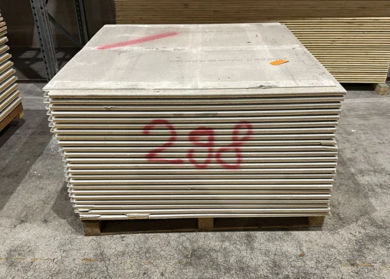 Outletpartij 298 Knauf Brio 18+10mm WF 1200x600x18mm (=33,12m²)