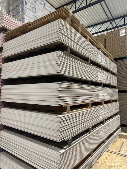 OUTLET gipsplaten 2400x1200x9,5mm 2AK (=2,88m²)