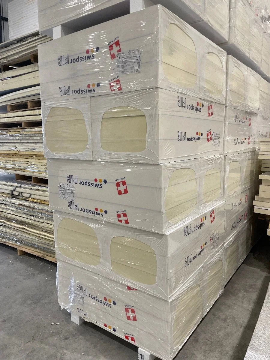 B-Keus PIR 2-zijdig aluminium Sponning 1200x600x160mm Rd:7.27 (=0,72 m²)