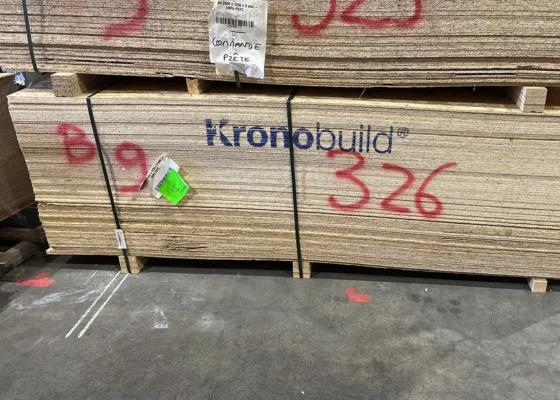 Outletpartij 326 OSB 2500x1250x9mm 88st  (=275m²)