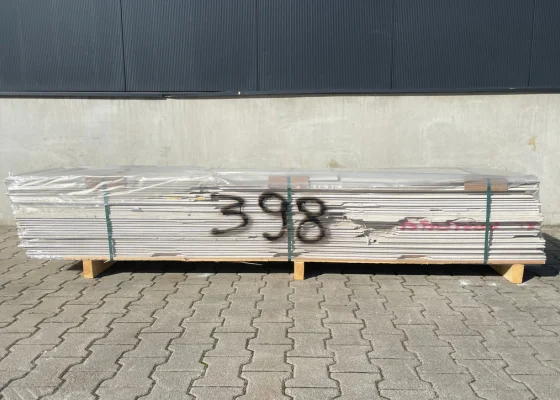 Outletpartij 398 Diverse Fermacell Slimpanelplaten 2600x600x12,5/10mm 33 st (=51,48 m²)