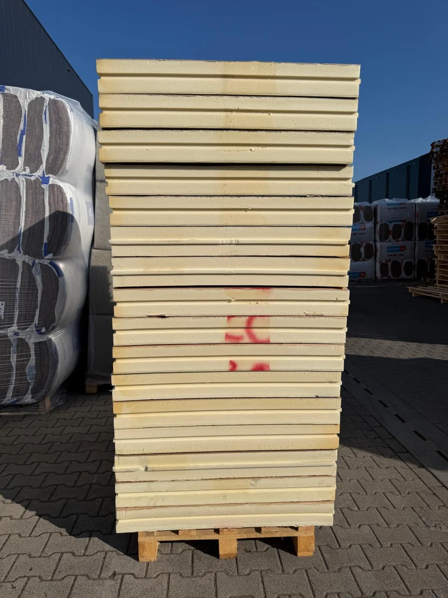 B-keus PUR 2-zijdig alucraft 1200x1000x80mm TG Rd:3.60 (=1,20m²)