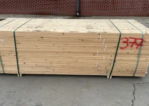 B-keus vurenhouten vloerdelen geschaafd & geploegd 2700x95x16mm 528 st (=1425,6 m1)