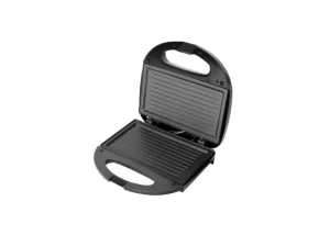 Tosti-ijzer grillplaten 750w Zwart