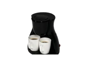 Koffiezetapparaat filter 2 kops Zwart