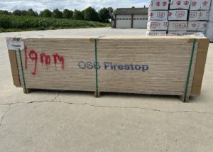B-keus OSB 2500x625x19mm Tand & Groef Firestop (=1,56 m²)