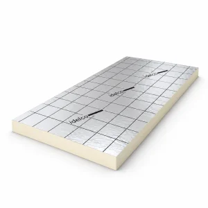 PIR IDELCO 2-zijdig Alu 1200x600x120mm Rd:5.45(=0,72m2)
