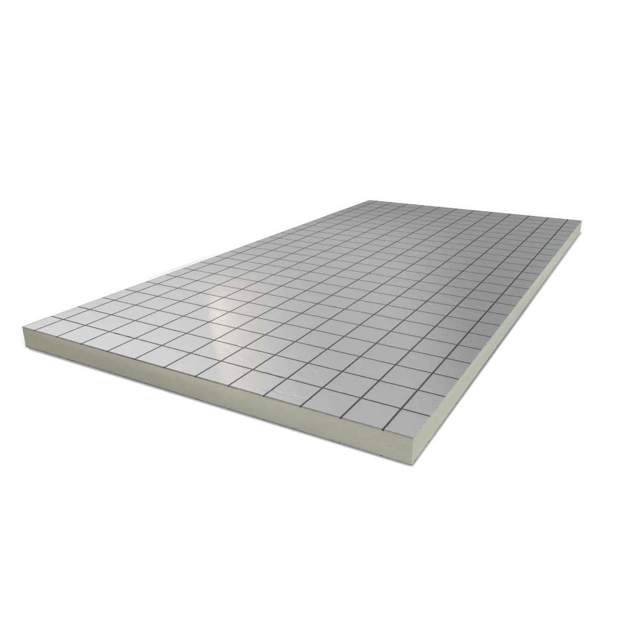 PIR 2-zijdig Aluminium 2400x1200x140mm Rd:6.36 (=2,88 m²)